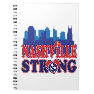 Nashville-Strong-Skyline-and-Music-Note Notizblock