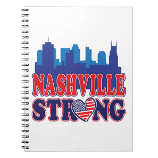 Nashville-Strong-USA-Heart Notizblock