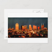 Nashville Sunset Skyline Postkarte (Vorne/Hinten)