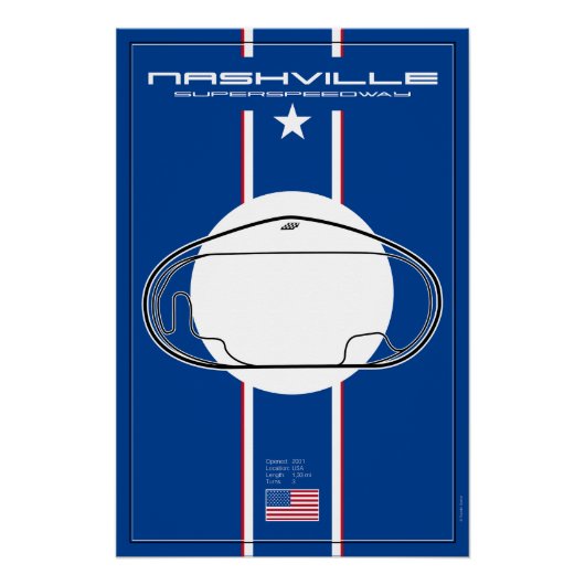 Nashville Superspeedway Poster (Vorderseite)