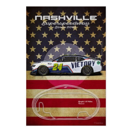 Nashville Superspeedway Poster (Vorderseite)