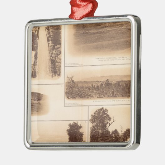 Nashville, Tenn Silbernes Ornament (Links)