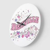 Nashville Tennesse Wall Uhr (Winkel)