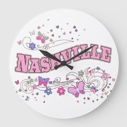 Nashville Tennesse Wall Uhr (Vorderseite)