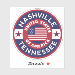 NASHVILLE, Tennessee Aufkleber