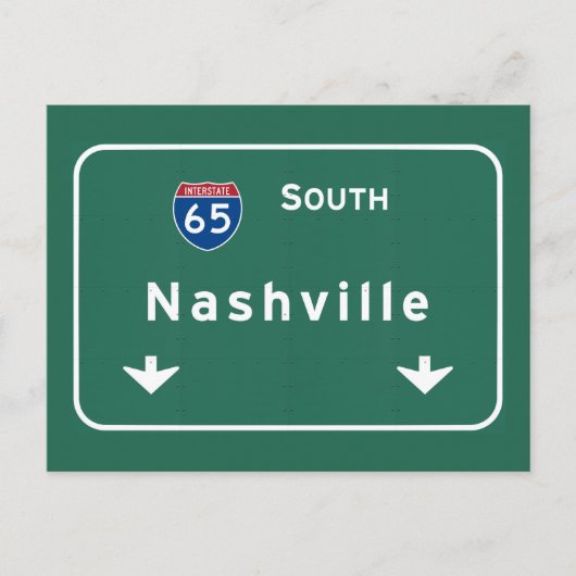 Nashville Tennessee / Autobahnkreuz Postkarte (Vorderseite)