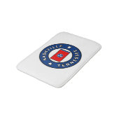 Nashville Tennessee Badematte (Schrägansicht)