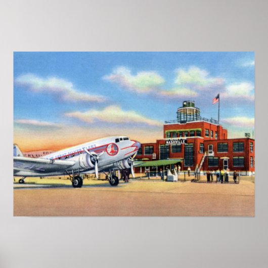 Nashville Tennessee Berry Field Poster (Vorne)