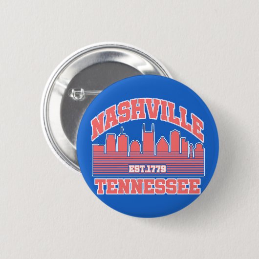 Nashville, Tennessee Button (Vorne & Hinten)