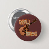 NASHVILLE TENNESSEE BUTTON (Vorne & Hinten)