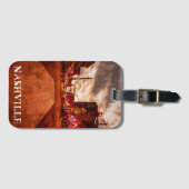 Nashville Tennessee City View Gepäckanhänger (Vorderseite (Horizontal))