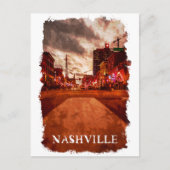 Nashville Tennessee City View Postkarte (Vorderseite)