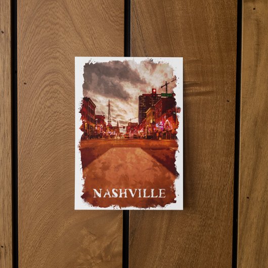 Nashville Tennessee City View Postkarte