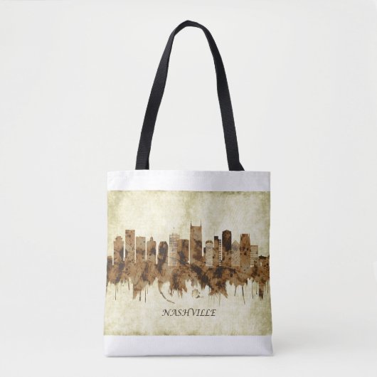 Nashville Tennessee Cityscape Tasche (Vorderseite)