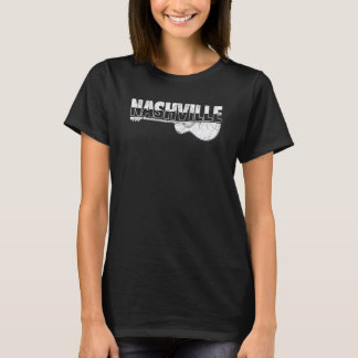 Nashville Tennessee Country-Musik Retro-Gitarre Pl T-Shirt