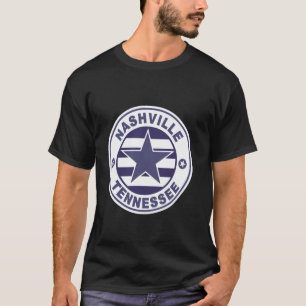 Nashville Tennessee Country Western Musik USA Star T-Shirt