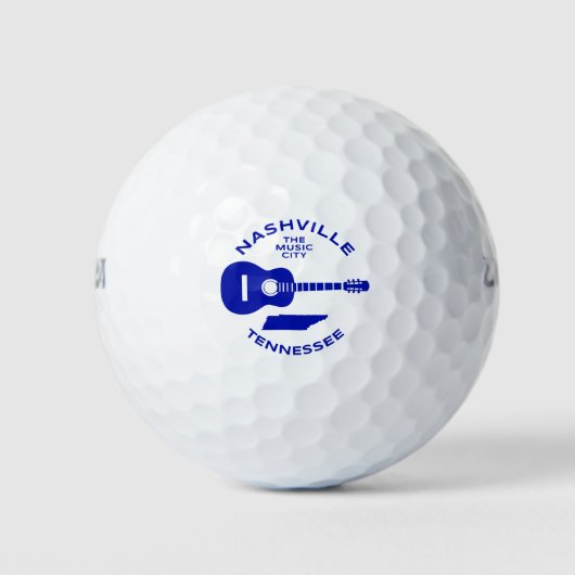 Nashville Tennessee Die Musikstadt Golfball (Vorderseite)