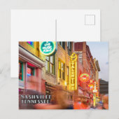 Nashville Tennessee Downtown City Postcard Postkarte (Vorne/Hinten)