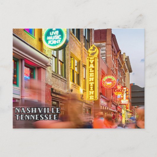 Nashville Tennessee Downtown City Postcard Postkarte (Vorderseite)
