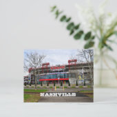 Nashville, Tennessee Fußballstadion Postkarte (Stehend Vorderseite)