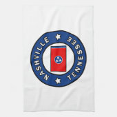Nashville Tennessee Geschirrtuch (Vertikal)