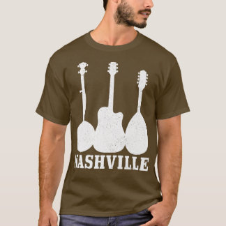 Nashville Tennessee Guitar Player Country Music Ch T-Shirt