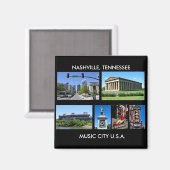 Nashville, Tennessee-Hintergrundbilder Magnet (Vorderseite/Rückseite)