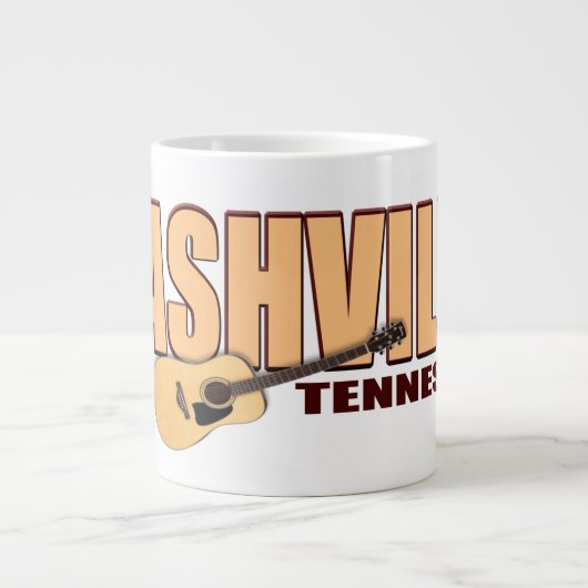 Nashville Tennessee Jumbo-Tasse (Vorderseite)