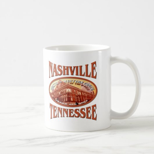 Nashville Tennessee Kaffeetasse (Rechts)