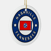 Nashville Tennessee Keramik Ornament (Rechts)