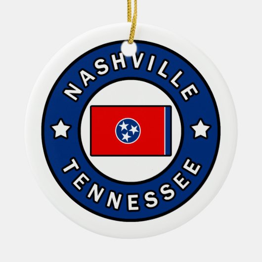Nashville Tennessee Keramik Ornament (Vorne)