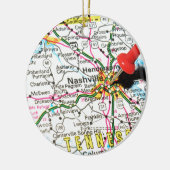Nashville, Tennessee Keramikornament (Links)