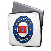 Nashville Tennessee Laptopschutzhülle (Vorderseite Links)