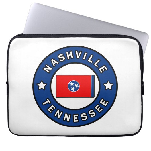 Nashville Tennessee Laptopschutzhülle (Vorderseite)