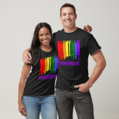 Nashville Tennessee LGBTQ Gay Pride Rainbow Skylin T-Shirt (Unisex)