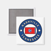 Nashville Tennessee Magnet (Vorderseite/Rückseite)