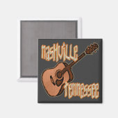 NASHVILLE TENNESSEE MAGNET (Vorderseite/Rückseite)
