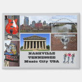 Nashville Tennessee Magnet (Vorderseite)