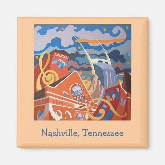 Nashville, Tennessee-Magnet Magnet (Vorne)