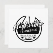 Nashville Tennessee Music City (Vorne/Hinten)