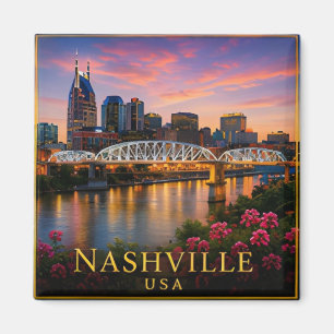 Nashville Tennessee Music City und südliches Erbe Magnet