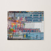 Nashville Tennessee Nacht Skyline Puzzle (Horizontal)