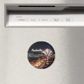 Nashville Tennessee Nightlife Foto Magnet (In Situ (Geschirrspüler))