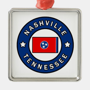 Nashville Tennessee Ornament Aus Metall