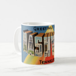 Nashville Tennessee Postcard Greeting Mug Kaffeetasse