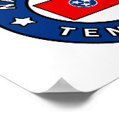 Nashville Tennessee Poster (Ecke)