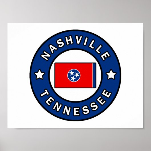 Nashville Tennessee Poster (Vorne)