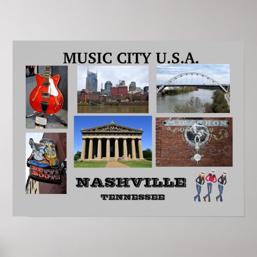 Nashville, Tennessee Poster (Vorne)