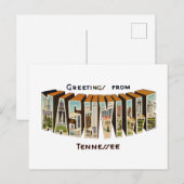 Nashville Tennessee Postkarte (Vorne/Hinten)