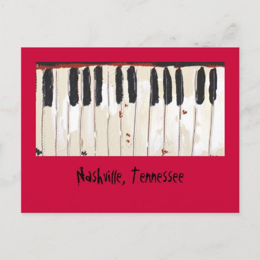 Nashville, Tennessee Postkarte (Vorderseite)